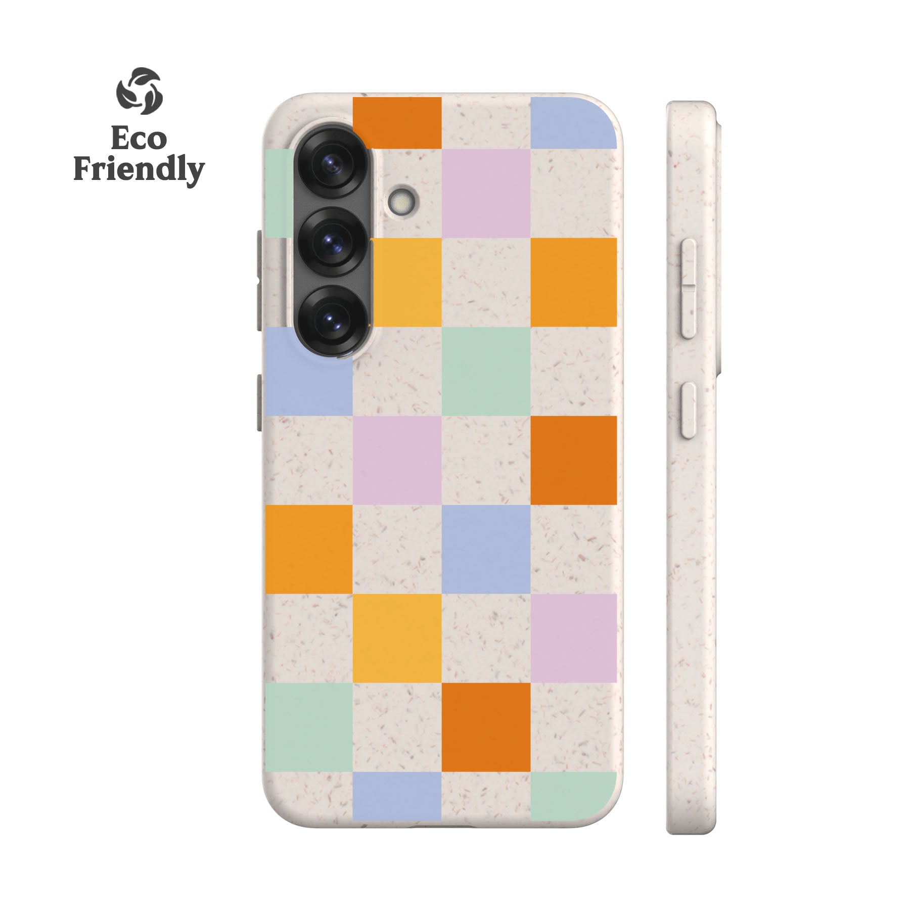 Colourful Checkers Eco-Friendly Phone Case