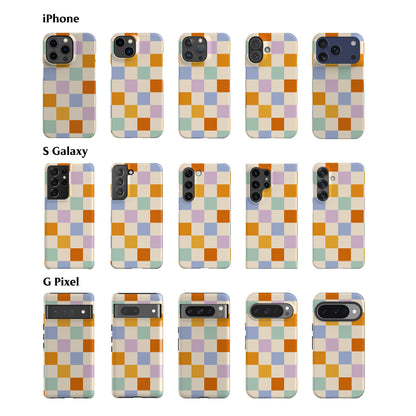 Aesthetic Checkers Phone Case