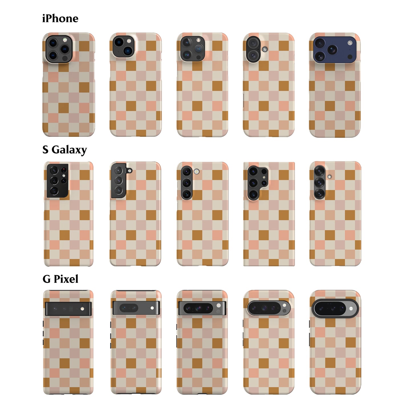 Fall Checkered Phone Case