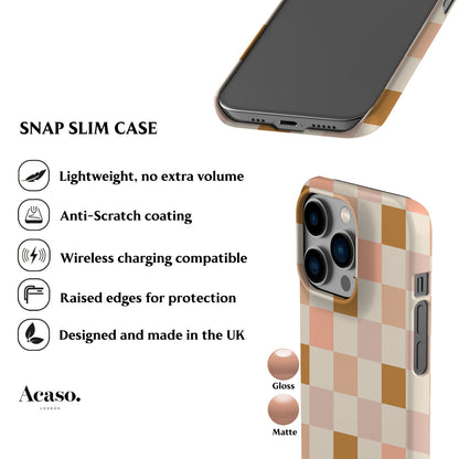 Fall Checkered Phone Case