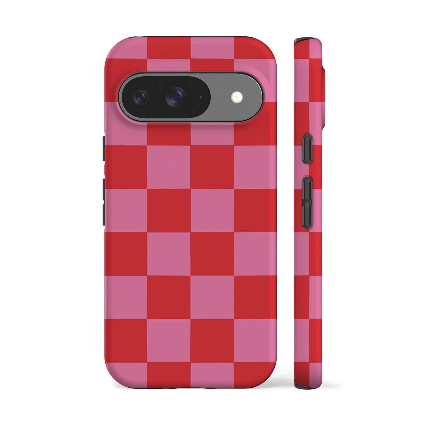 Aesthetic Pink Checkers Phone Case