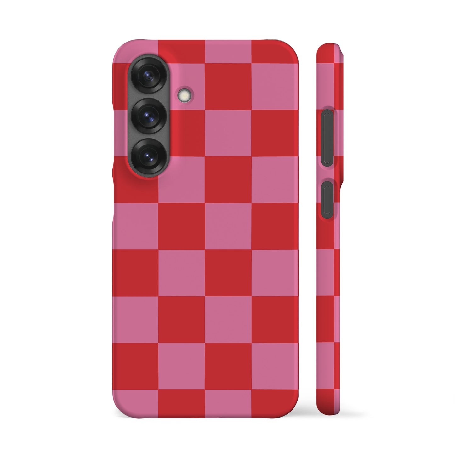 Aesthetic Pink Checkers Phone Case