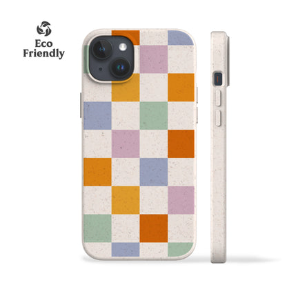 Colourful Checkers Eco-Friendly Phone Case