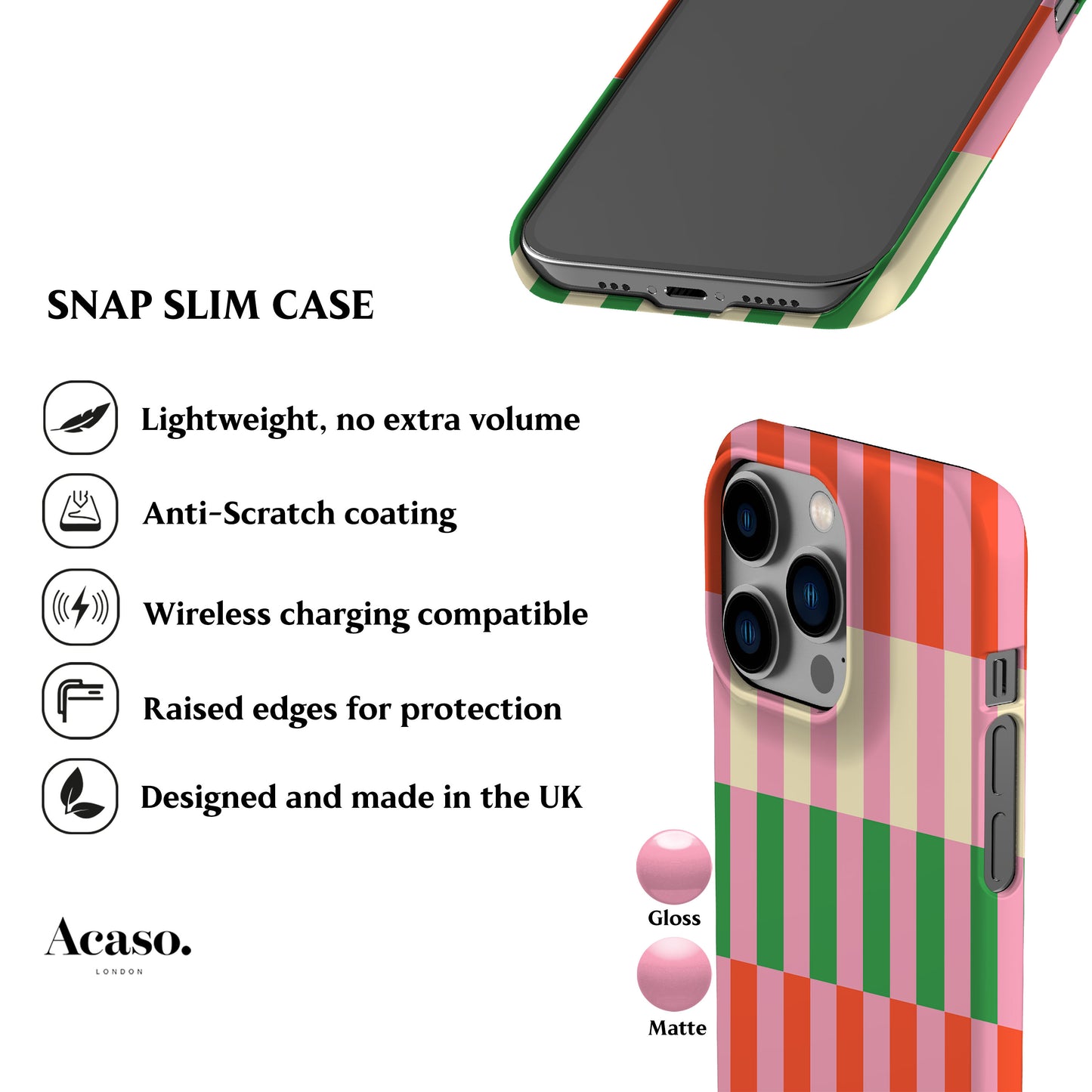 Maxi Stripes Phone Case