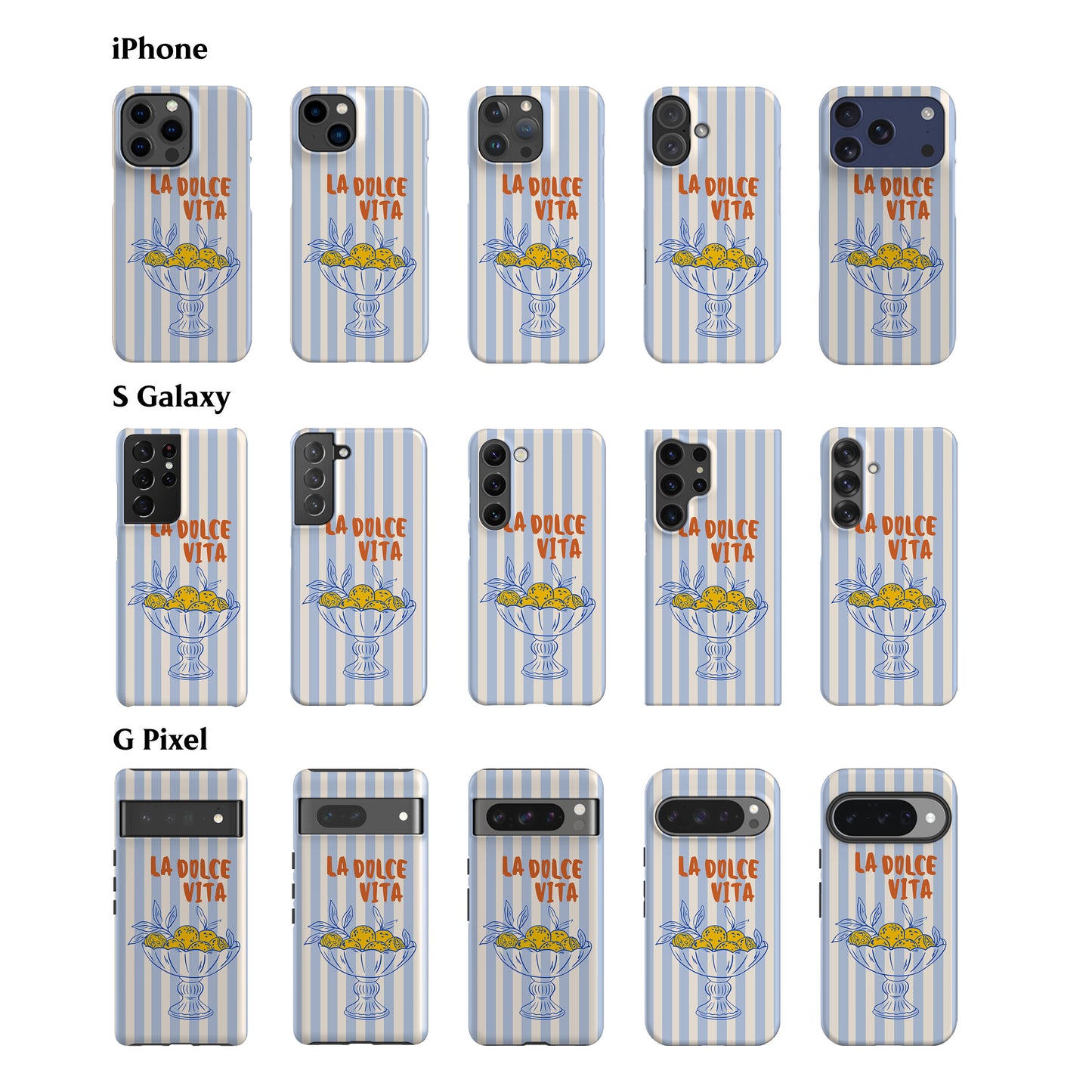 Lemon Dolce Vita Phone Case