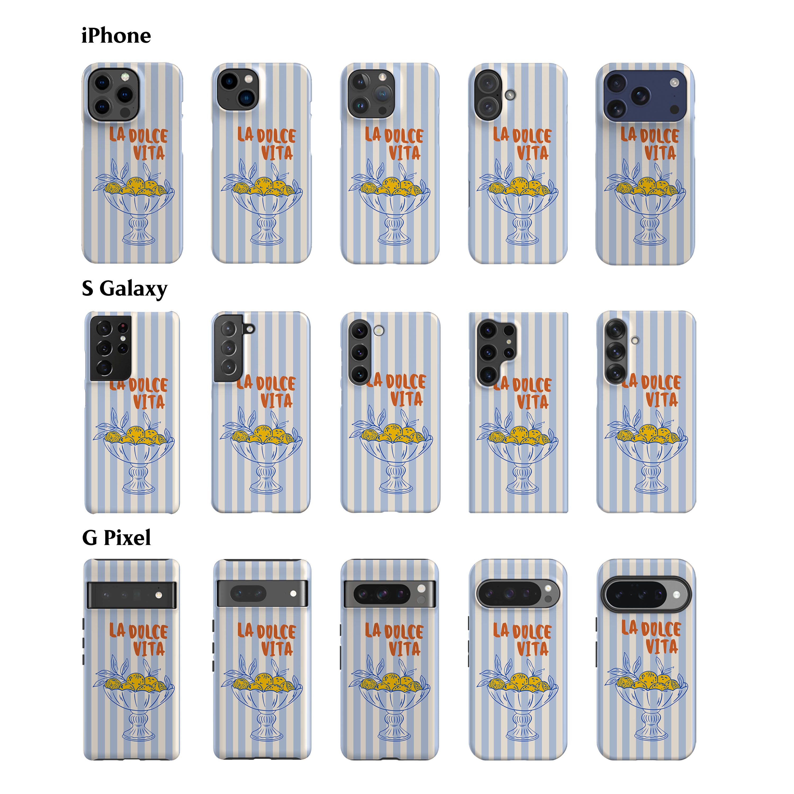 Lemon Dolce Vita Phone Case
