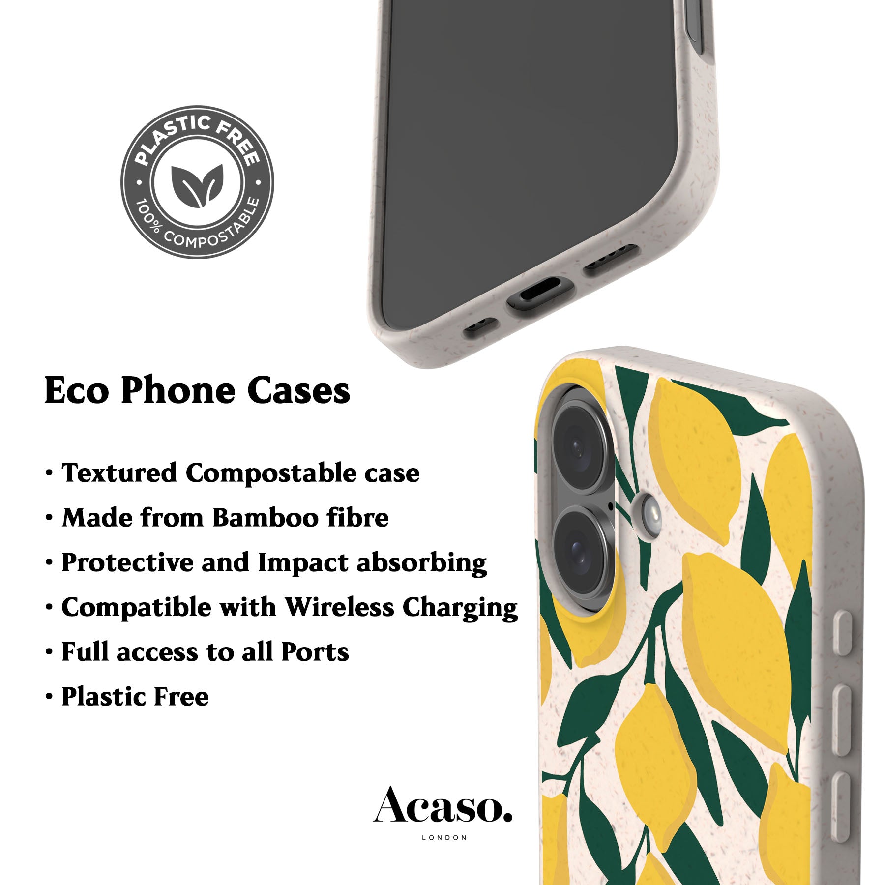 Lemons Eco-Friendly Phone Case