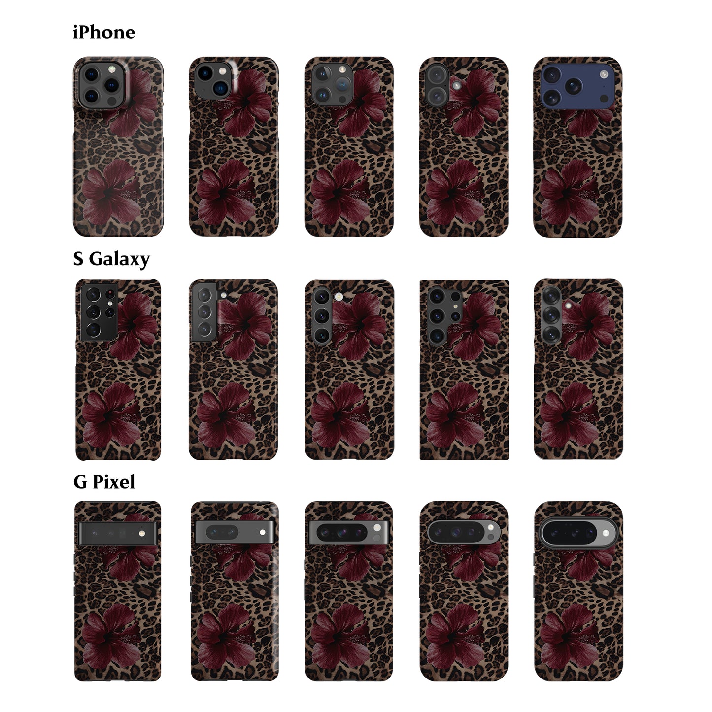 Leo Hibiscus Phone Case