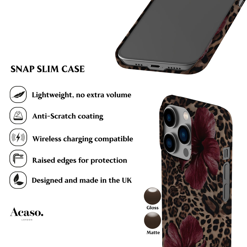 Leo Hibiscus Phone Case