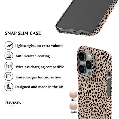 Leopard Rose Phone Case