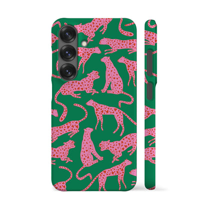 Green Hearted Cheetah Phone Case