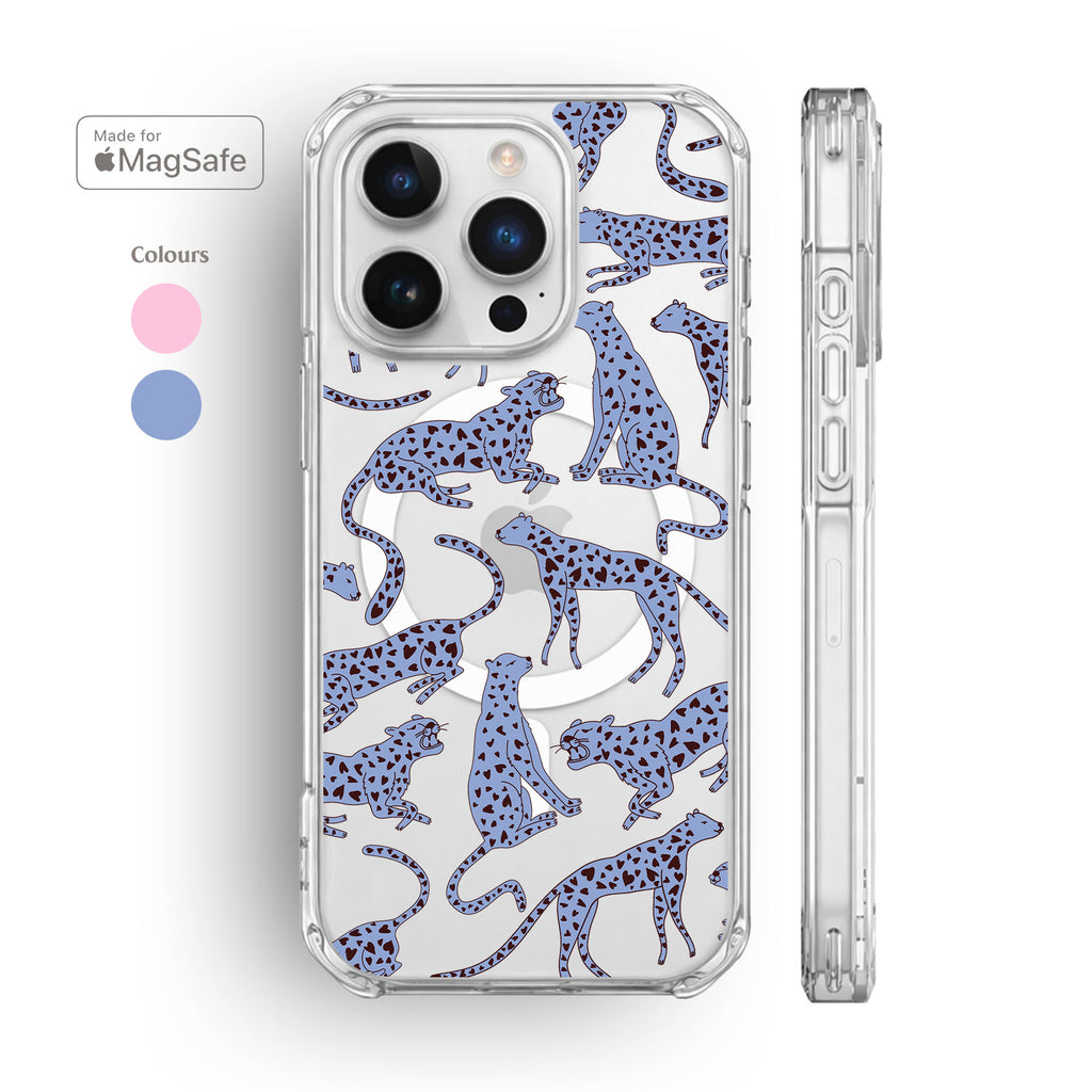 Cheetahs Clear MagSafe iPhone Case