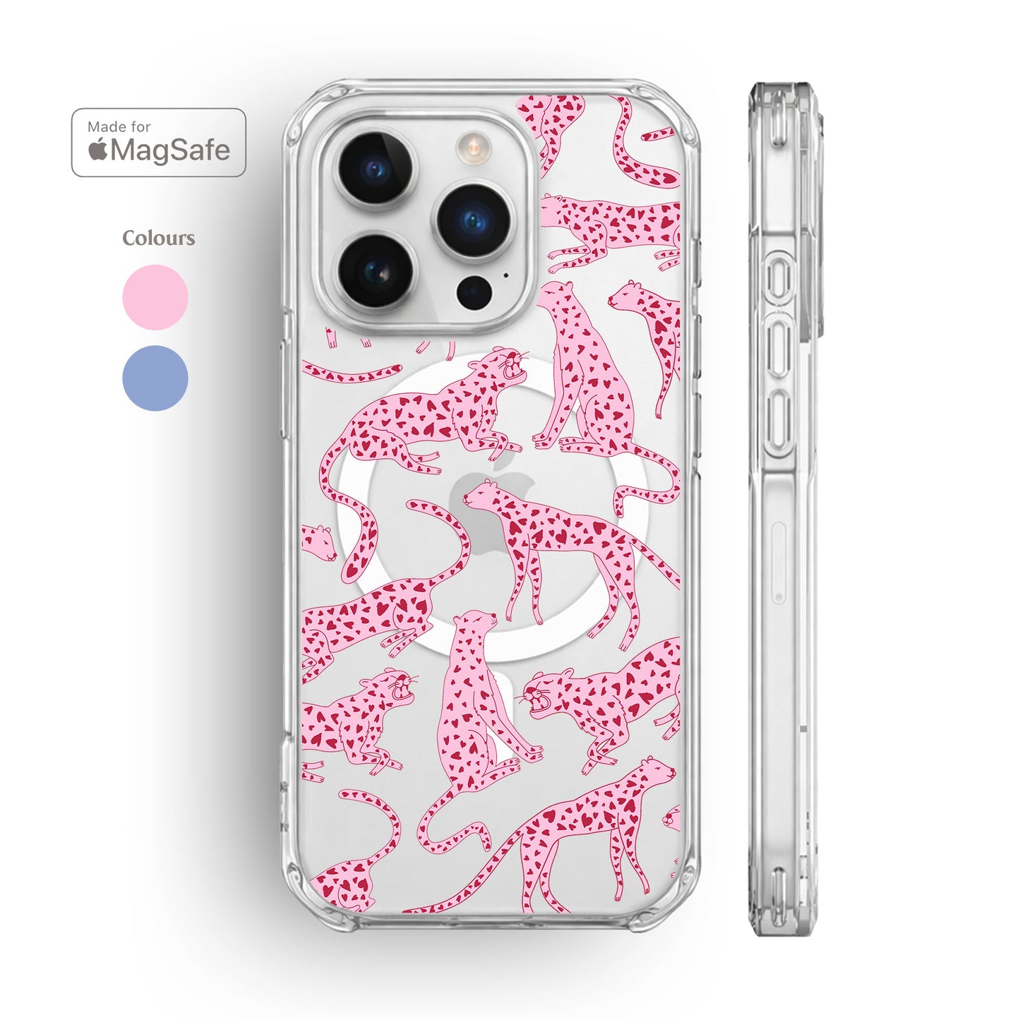 Cheetahs Clear MagSafe iPhone Case
