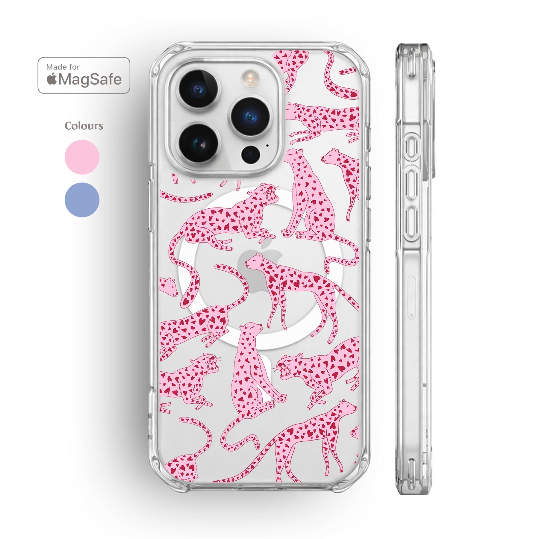 Cheetahs Clear MagSafe iPhone Case