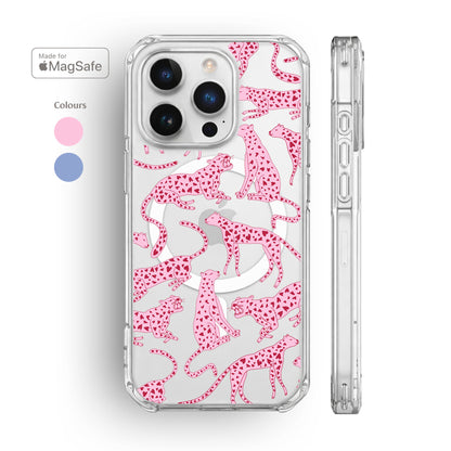 Cheetahs Clear MagSafe iPhone Case