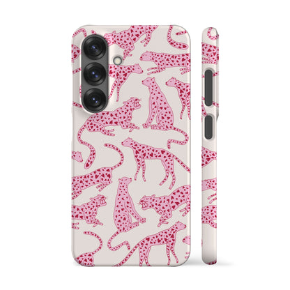 Pink Hearted Cheetah Phone Case