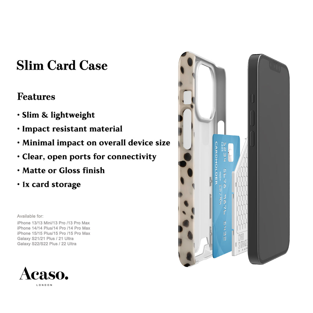 Light Bambi Spots Card Case