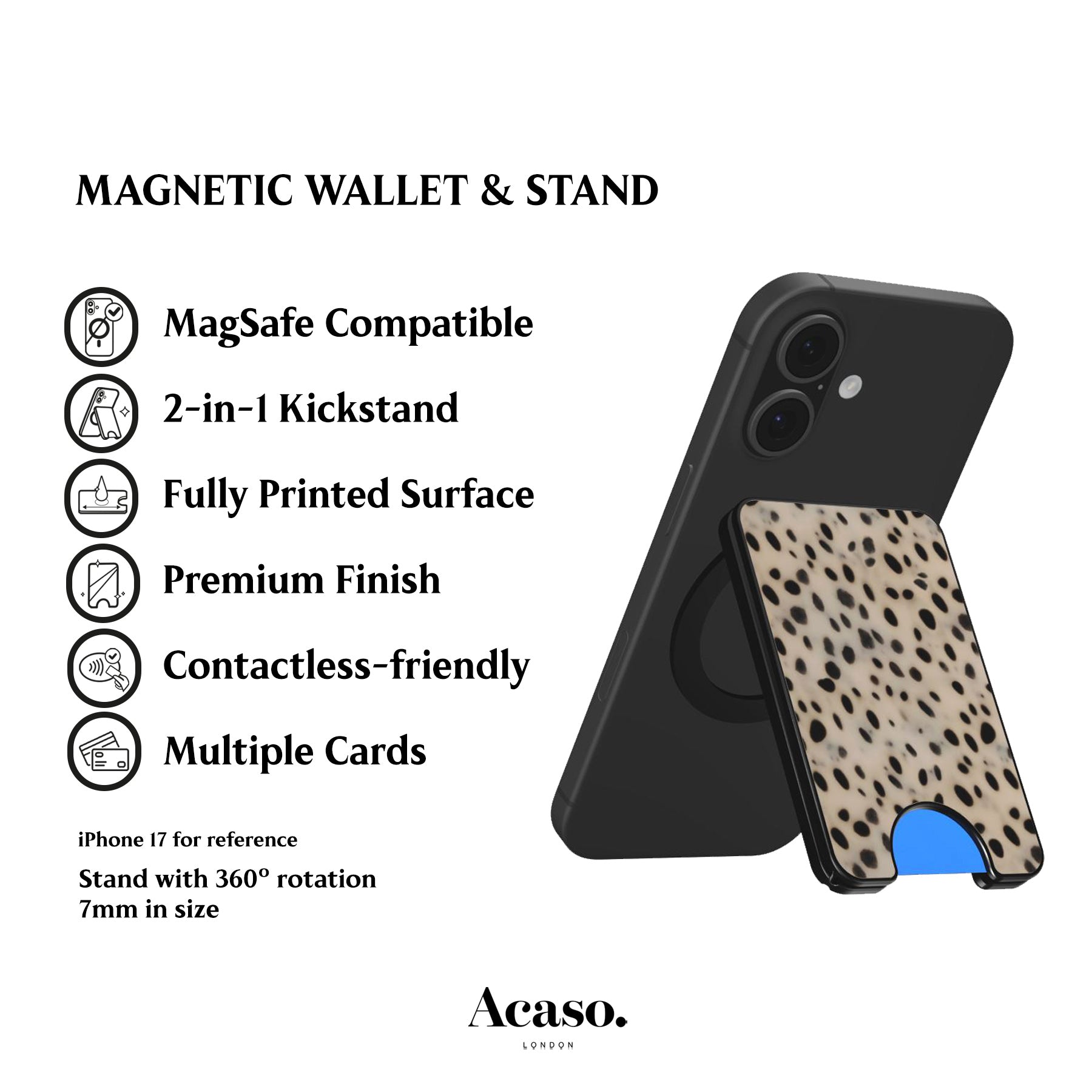 Bambi Spots Magnetic Phone Wallet