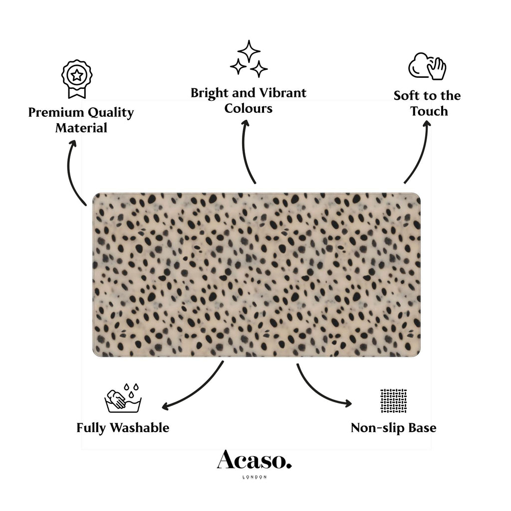 Light Bambi Spots Desk Mat