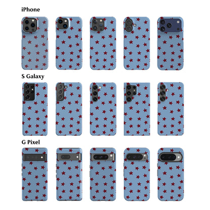 Light Blue Mini Stars Phone Case