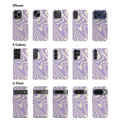 Lilac Waves Phone Case