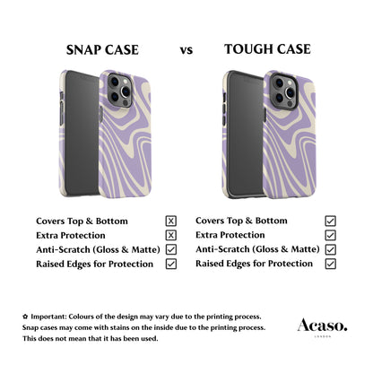 Lilac Waves Phone Case