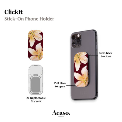 Lily Flower Phone Grip