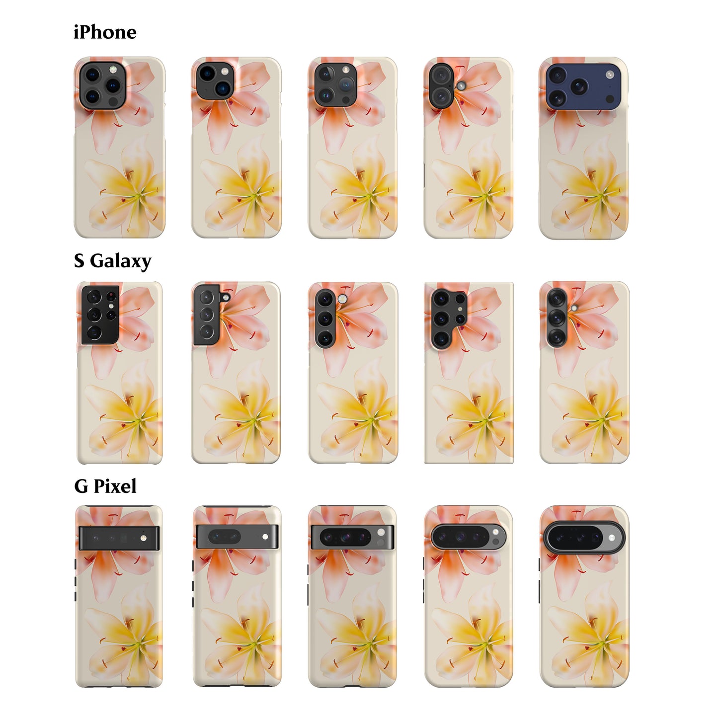Lily Flower Phone Case