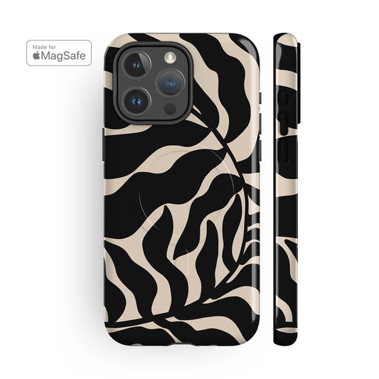 Abstract Leaf MagSafe iPhone Case