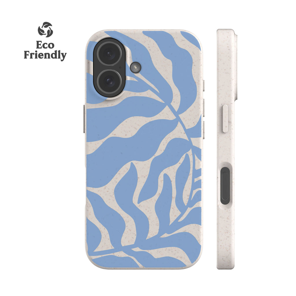 Blue Leafy Eco-Friendly Phone Case