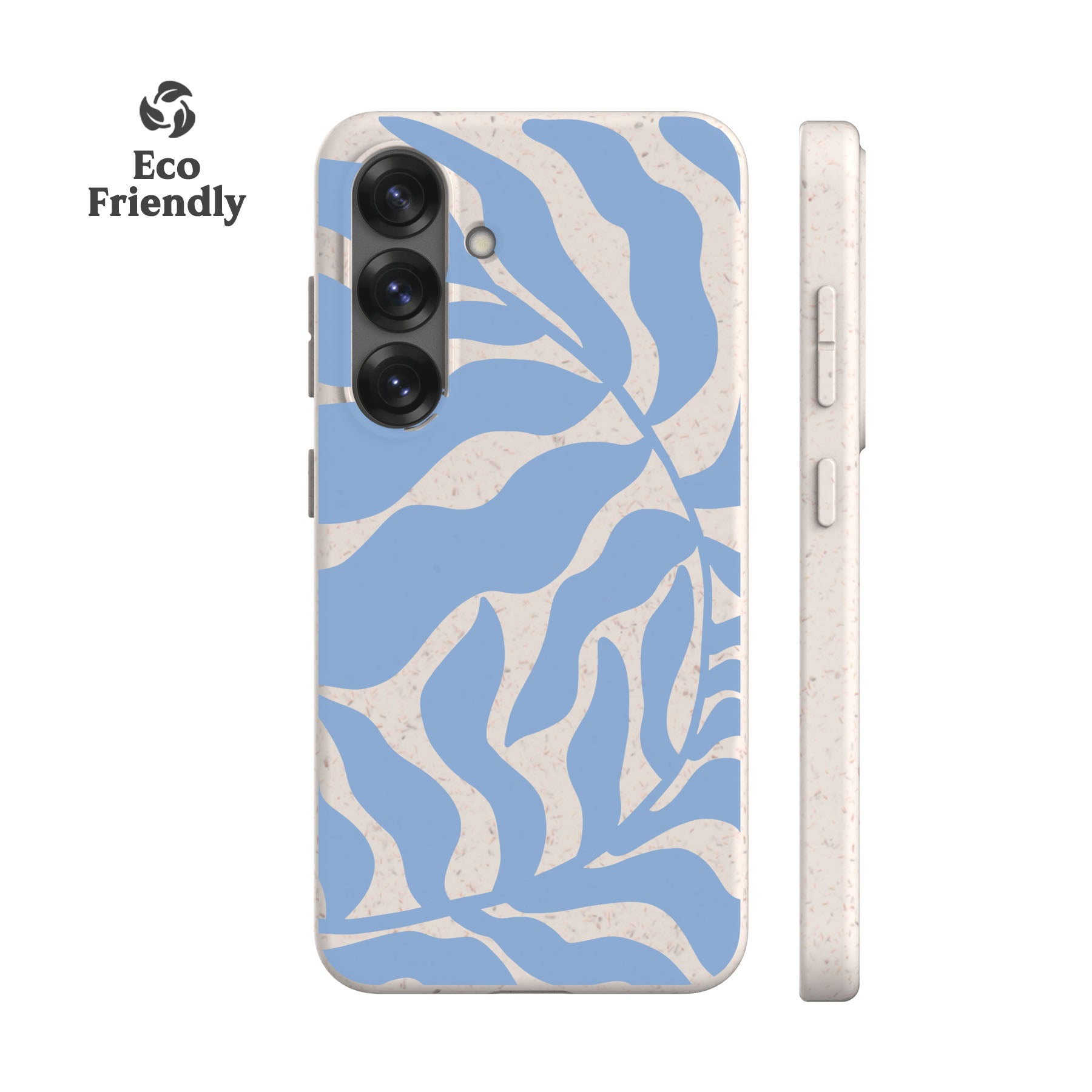 Blue Leafy Eco-Friendly Phone Case