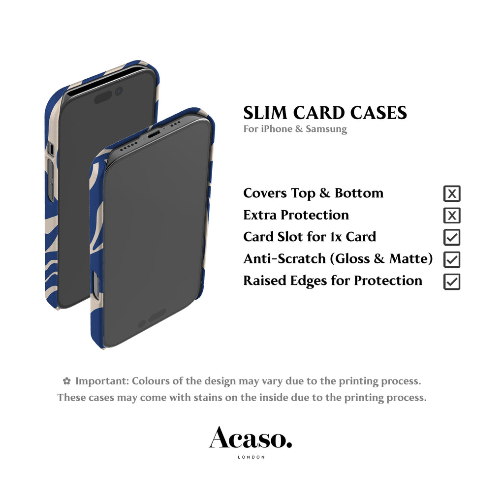 Abstract Leaf Card Case