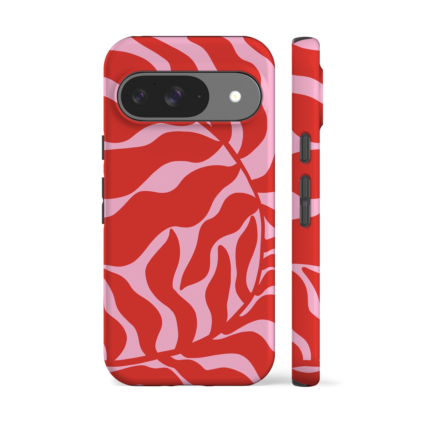 Abstract Pink Leaf Phone Case