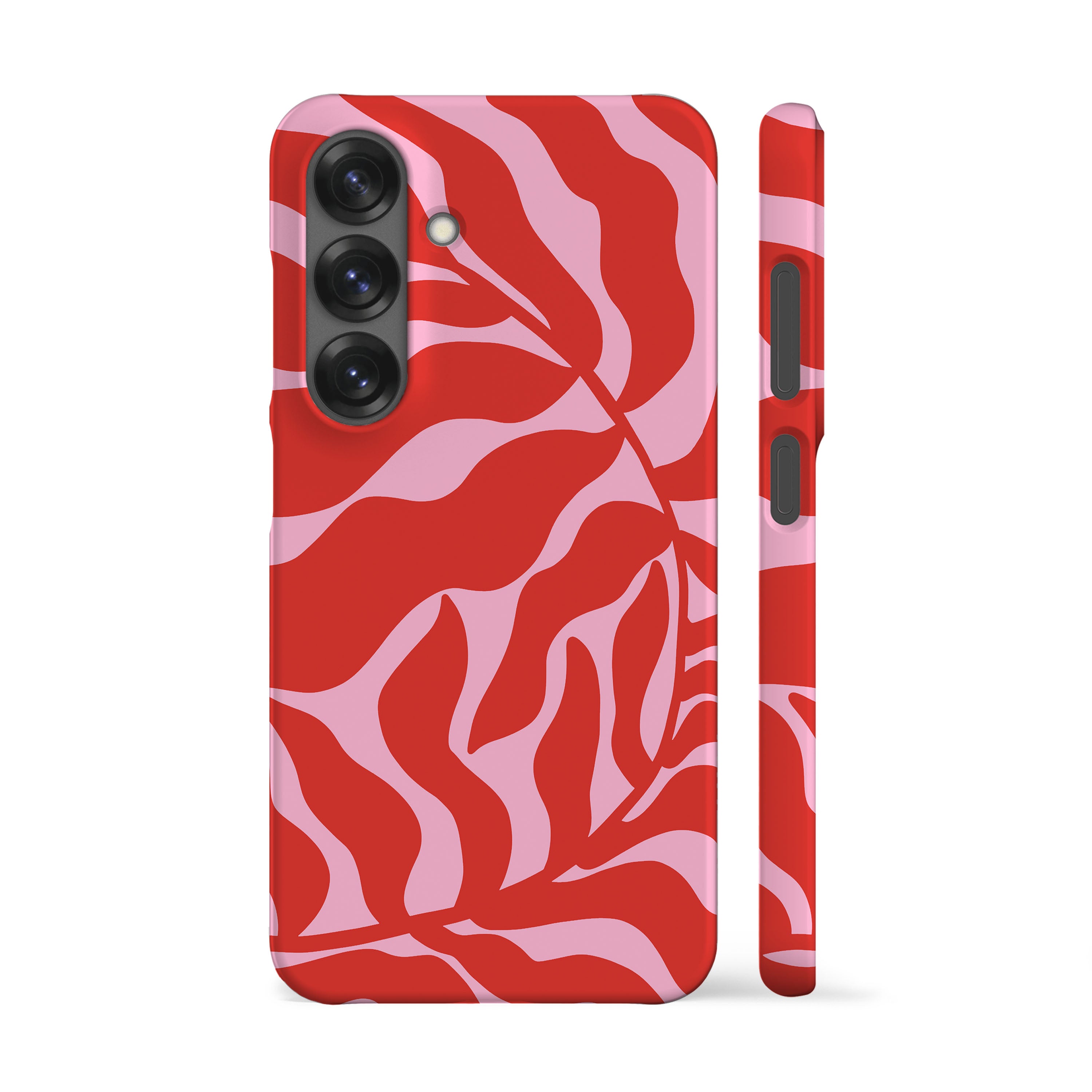 Abstract Pink Leaf Phone Case