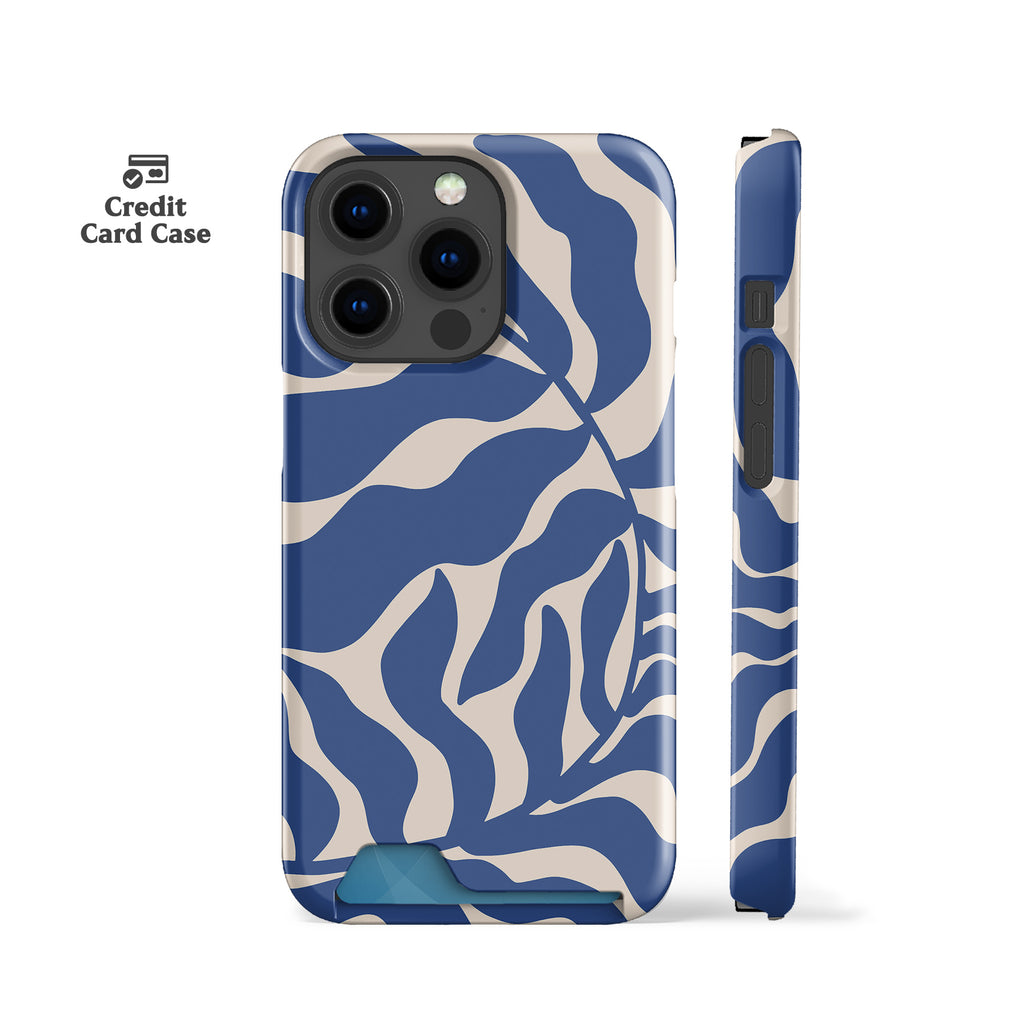 Abstract Leaf Card Case
