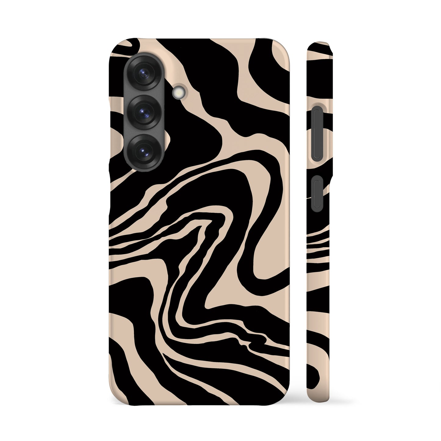 Liquid Marble Black Phone Case