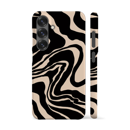 Liquid Marble Black Phone Case