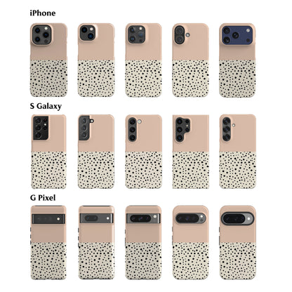 Liv Geo Dots Peach Phone Case