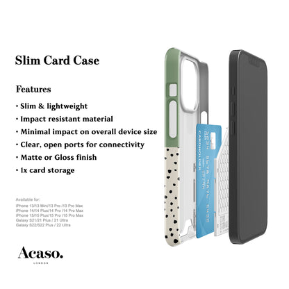 Liv Geo Dots Slim Card Case