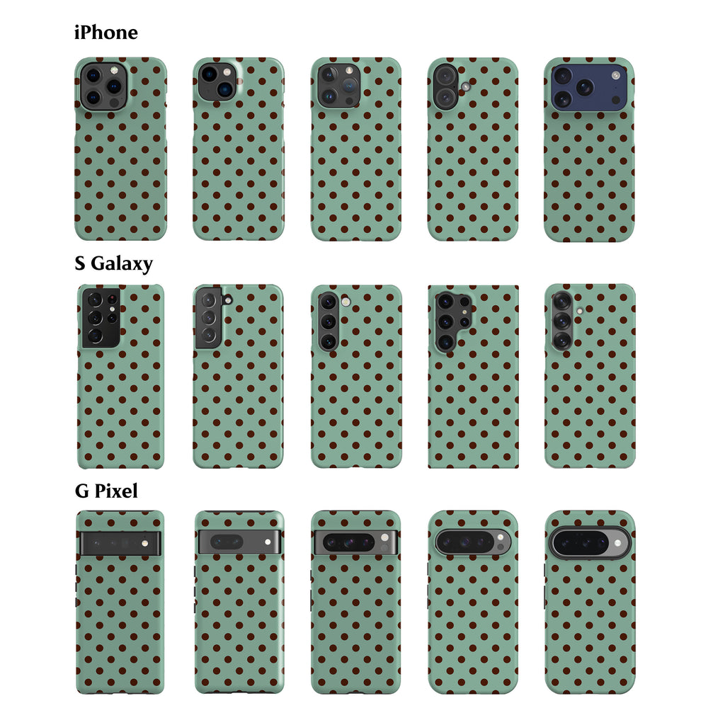 Lola Dots Mint Green Phone Case