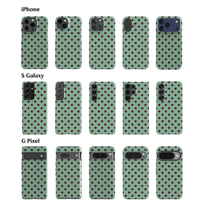 Lola Dots Mint Green Phone Case
