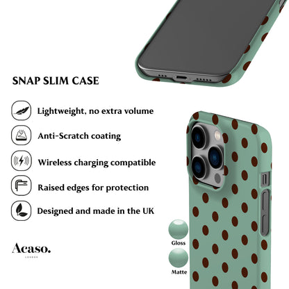 Lola Dots Mint Green Phone Case