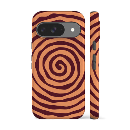 Peach Spiral Phone Case