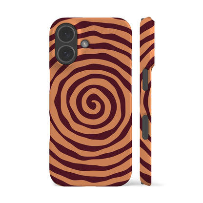 Peach Spiral Phone Case