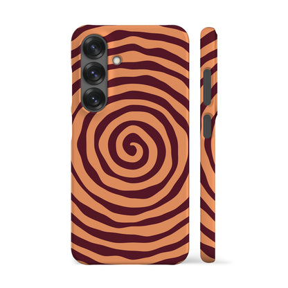 Peach Spiral Phone Case