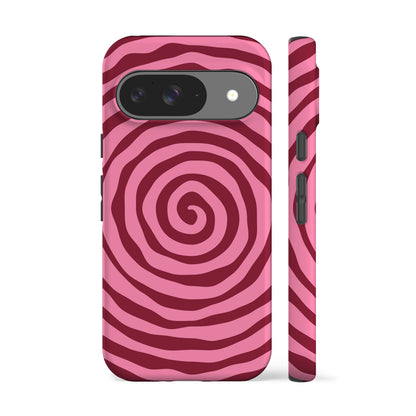 Pink Spiral Phone Case