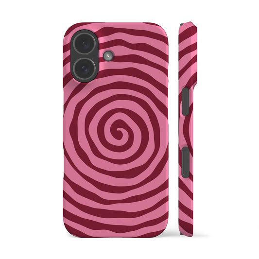 Pink Spiral Phone Case