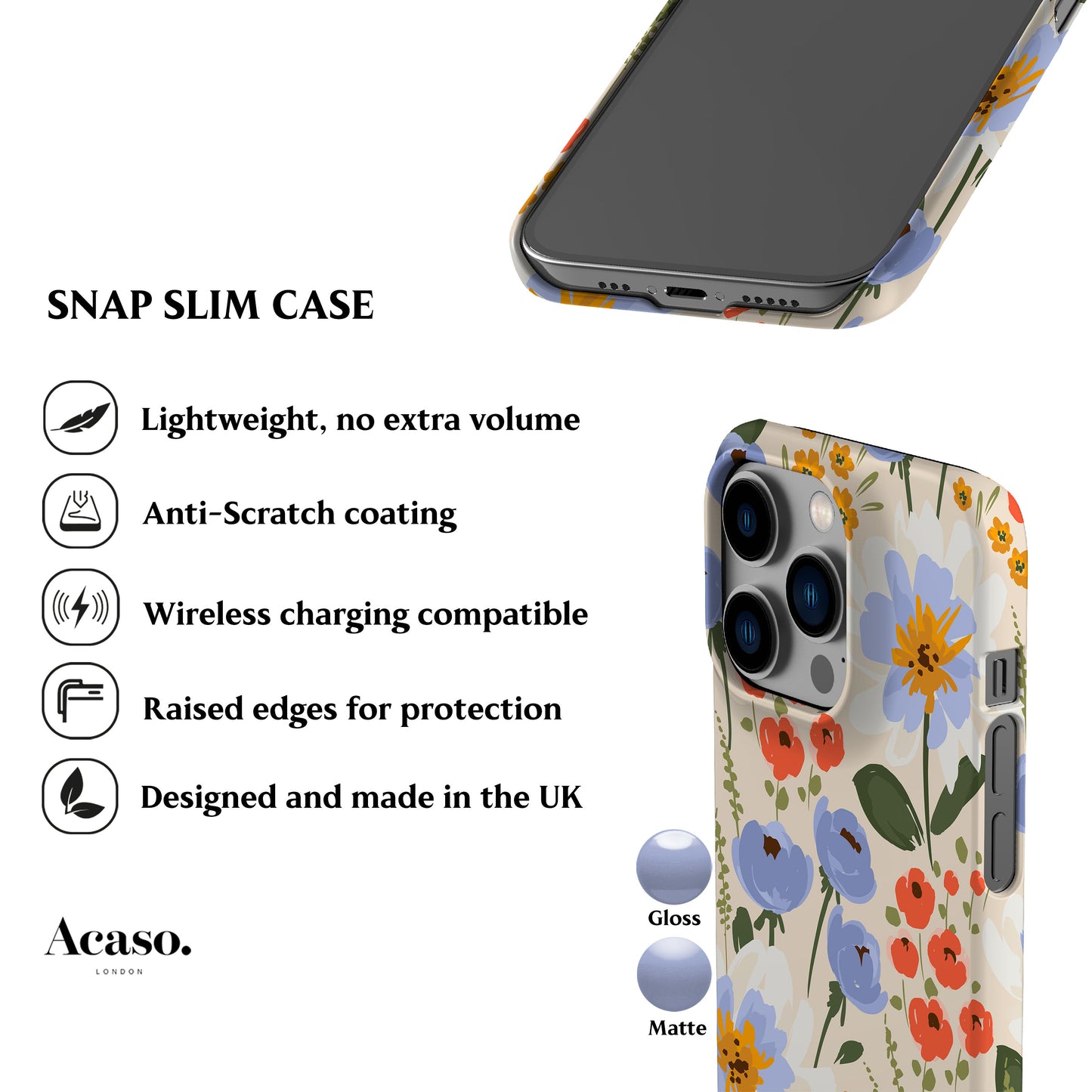 London Blossom Phone Case