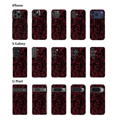 Maroon Tortoise Phone Case