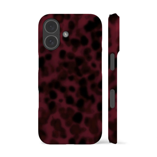 Maroon Tortoise Phone Case